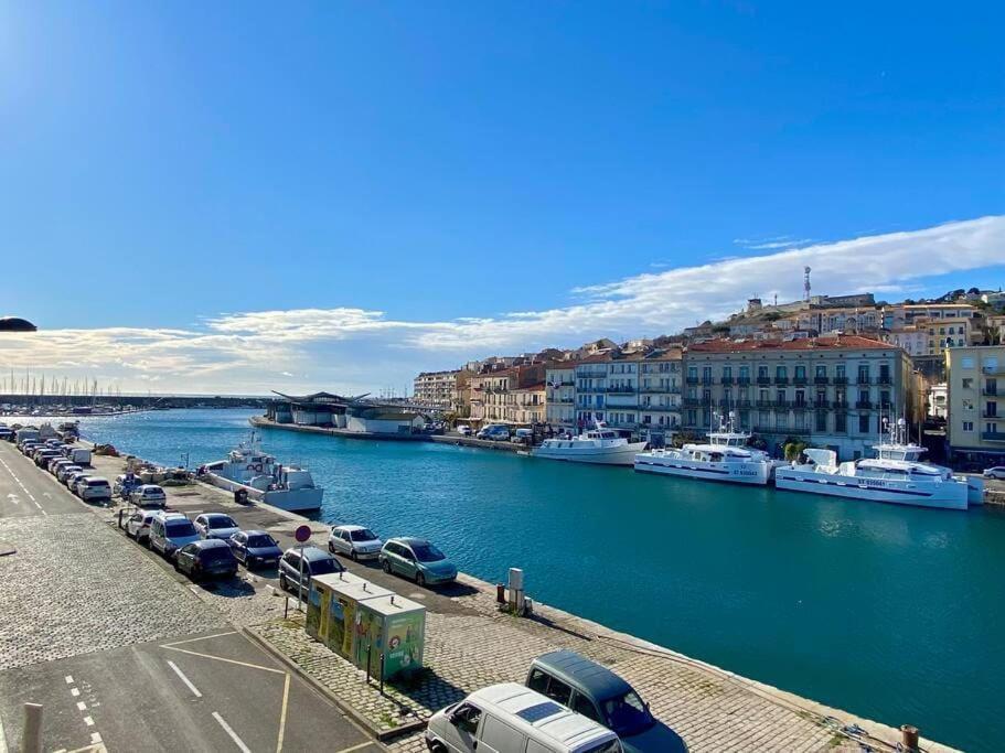 "Georgio" Grand Appartement Traversant Avec Vue Canal Et Parking Sète Eksteriør billede